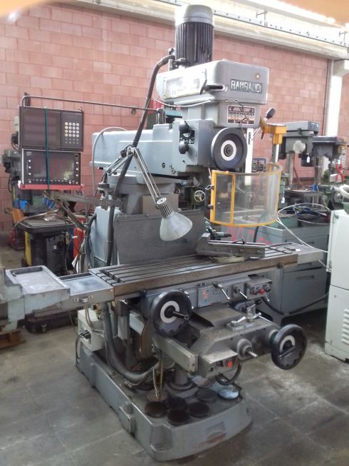 A602 FRESA RAMBAUDI MG3 VISUALIZZATA USATA FRESA UNIVERSALE M3 FRESATRICE MILLING MACHINE USED A602 FRESA RAMBAUDI MG3 VISUALIZZATA USATA FRESA UNIVERSALE M3 FRESATRICE MILLING MACHINE USED