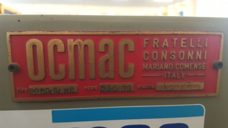 BORDATRICE PER LEGNO OCMAC USATA BORDATRICE PER LEGNO OCMAC USATA