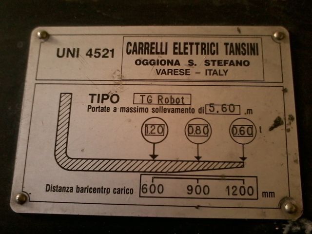 CARRELLO ELETTRICO TANSINI TG ROBOT USATO Foto-0013