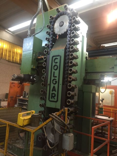 FRESA COLGAR A MONTANTE MOBILE USATA FRESATRICE ALESATRICE MILLING MACHINE USED TAVOLA ROTANTE Foto-5553