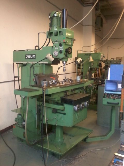 FRESADORA UNIVERSALES USED MILLING MACHINE USED FRESA UNIVERSALE USATA ZEUS  003