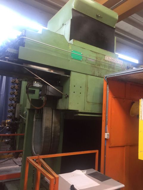 MILLING MACHINE USED TAVOLA ROTANTE FRESA COLGAR A MONTANTE MOBILE USATA FRESATRICE ALESATRICE Foto-5554