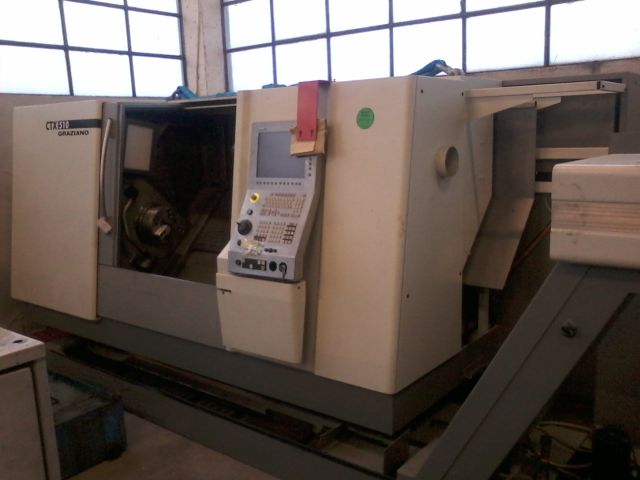 USED TURNING GRAZIANO CTX 510 V1F DMG CNC TORNIO USATO Foto-0036