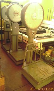 AG111 ITALIANA MACCHI BILANCIA 150 Kg PESO SCALE  MACHINE WEIGHT USED  PLATFORM SCALE WEIGHT SCALES