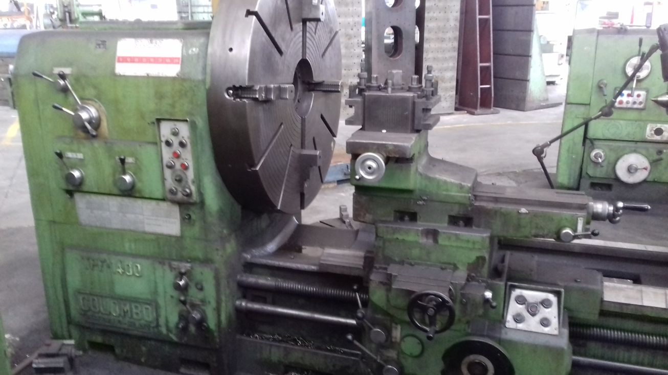 A110 TORNIO PARALLELO USATO 2500 X 700 COLOMBO TPF 1400 TURNING MACHINE LATHES USED