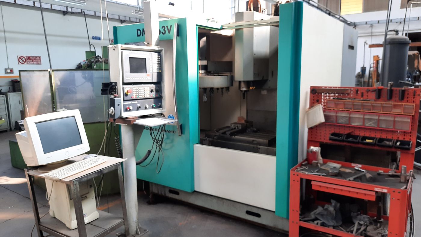 DECKEL MAHO GMBH DMC 63V USATO USED CENTRO DI LAVORO USED CNC MACHINING CENTER CNC VERTICAL MILLING MACHINE AB112 DECKEL MAHO GMBH DMC 63V USATO USED CENTRO DI LAVORO USED CNC MACHINING CENTER CNC VERTICAL MILLING MACHINE AB112