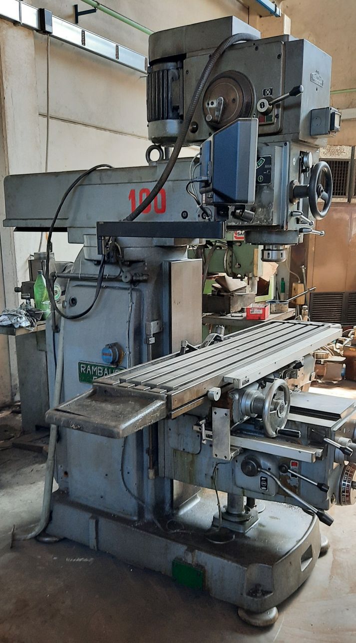 FRESA RAMBAUDI VISUALIZZATA USATA UNIVERSALE USED MILLING MACHINE FRASADORA USATAS B111 FRESA RAMBAUDI VISUALIZZATA USATA UNIVERSALE USED MILLING MACHINE FRASADORA USATAS B111