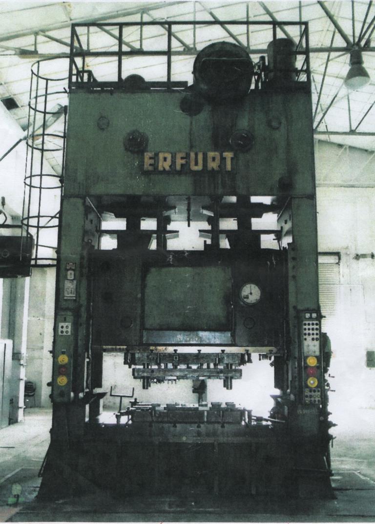 PRESS ERFURT 315 TON USED MECHANICAL MOD. 315 PK ZZ PRESSA ERFURT USATA PRESS ERFURT 315 TON USED MECHANICAL MOD. 315 PK ZZ PRESSA ERFURT USATA