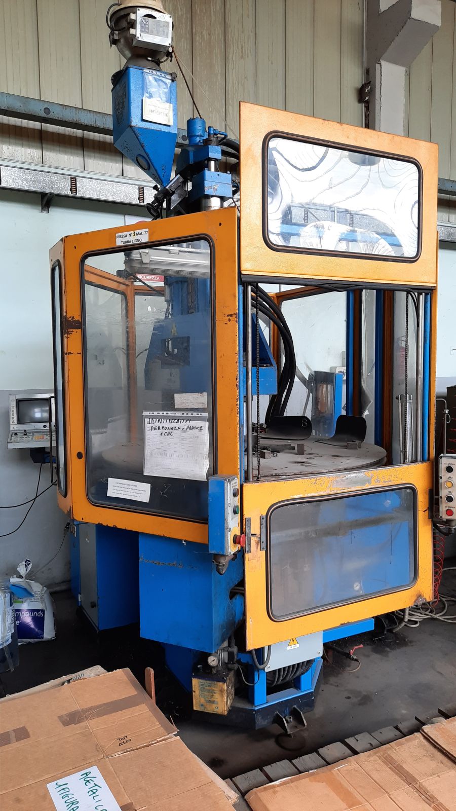 PRESSA INIEZIONE PLASTICA VERTICALE TURRA FTV 60-45 USATA USED PRES TURRA USED MACHINERY PLASTIC PRESS INJECTION MOULDING PRESS VERTICAL MACHINE GROSSO MACCHINE UTENSILI S.R.L. FOTO-AB4441 PRESSA INIEZIONE PLASTICA VERTICALE TURRA FTV 60-45 USATA USED PRES TURRA USED MACHINERY PLASTIC PRESS INJECTION MOULDING PRESS VERTICAL MACHINE GROSSO MACCHINE UTENSILI S.R.L. FOTO-AB4441