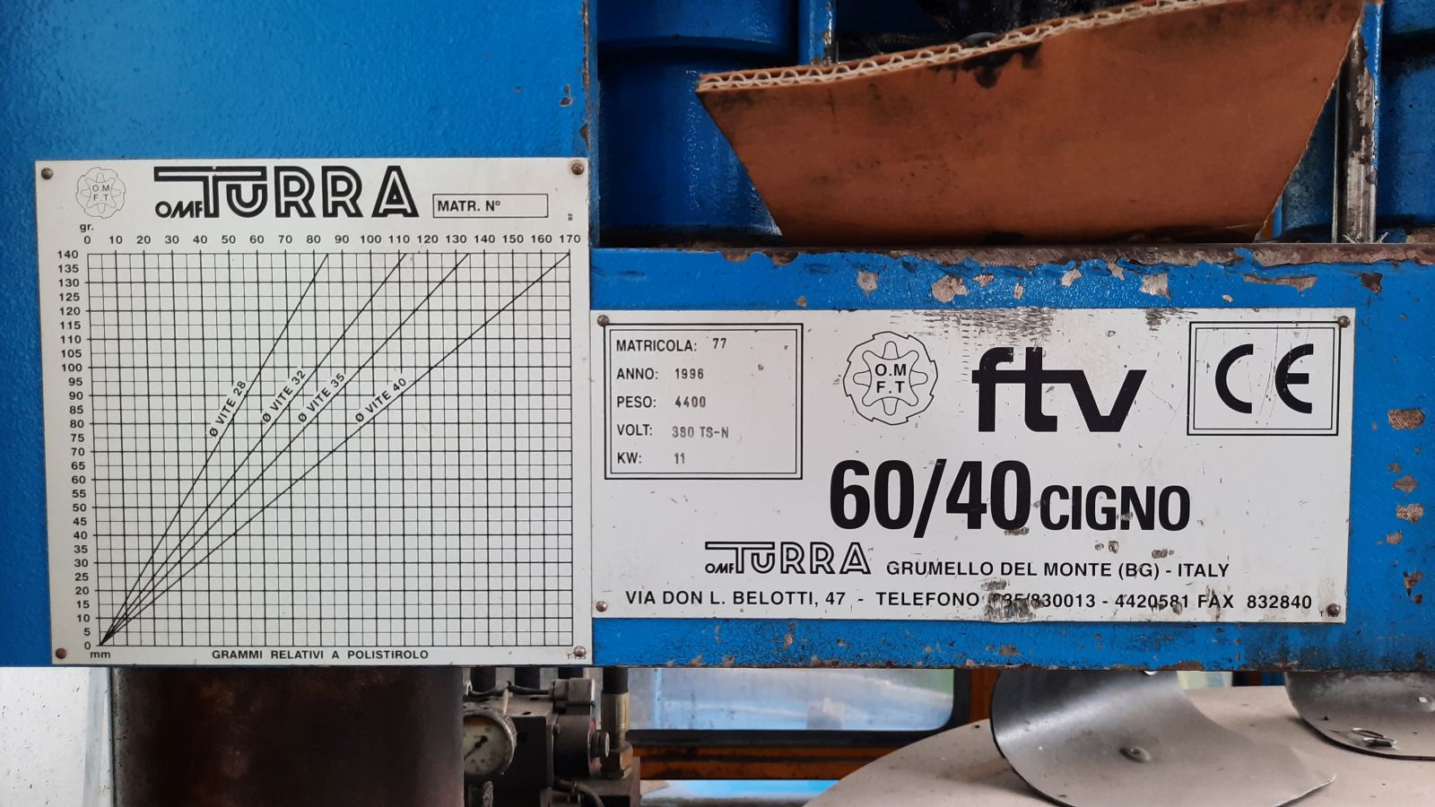 USED MACHINERY PLASTIC PRESS INJECTION MOULDING PRESS VERTICAL PRESSA INIEZIONE PLASTICA VERTICALE TURRA FTV 600-45 USATA USED PRES TURRA MACHINE GROSSO MACCHINE UTENSILI S.R.L. FOTO-AB3334 USED MACHINERY PLASTIC PRESS INJECTION MOULDING PRESS VERTICAL PRESSA INIEZIONE PLASTICA VERTICALE TURRA FTV 600-45 USATA USED PRES TURRA MACHINE GROSSO MACCHINE UTENSILI S.R.L. FOTO-AB3334
