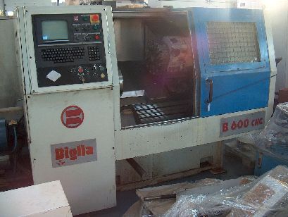 AB212 TORNIO BILIA B 600 CNC USATO USED TURNING MACHINE CONTROL CNC